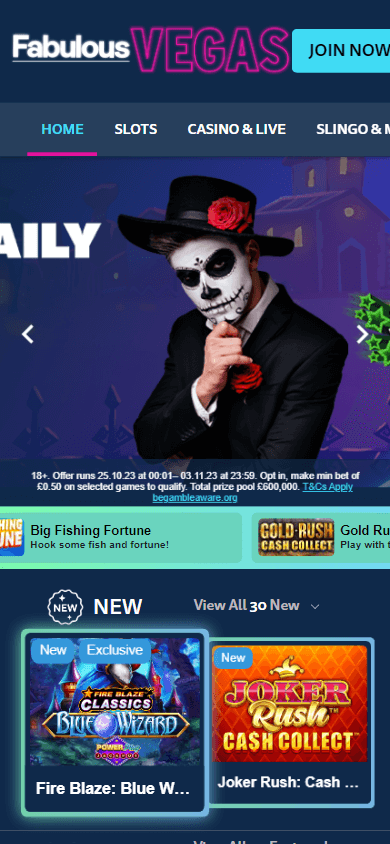 Fabulous Vegas Casino Mobile screenshot